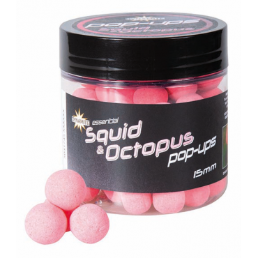 Dynamite Baits Fluro Pop-up Squid & Octopus 15mm